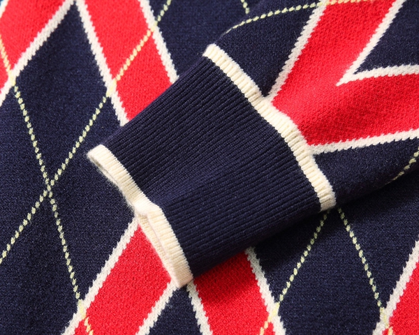 ブランドセーター角部分ディテール